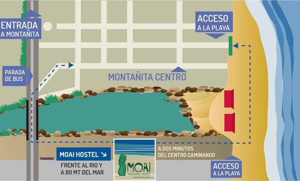 Hostal Moai Montanita Bagian luar foto