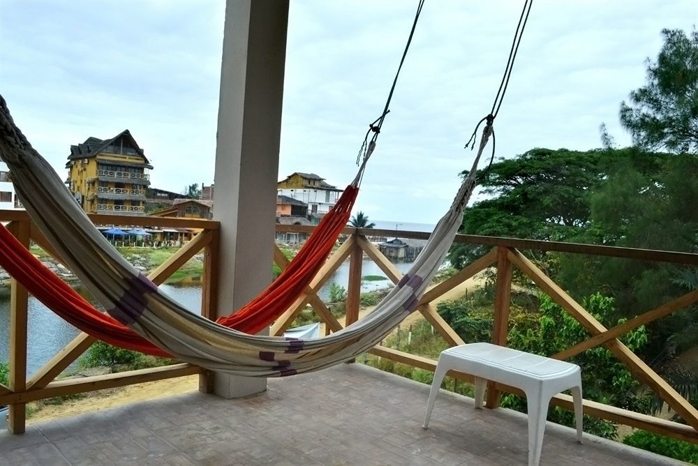 Hostal Moai Montanita Bagian luar foto
