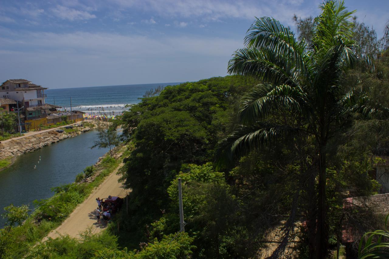 Hostal Moai Montanita Bagian luar foto